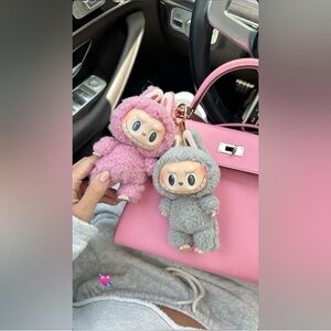 Labubu The Monsters Exciting Macaron Plush Series Sesame Bean